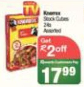 Spar Knorrox Stock Cubes assorted 24's offer
