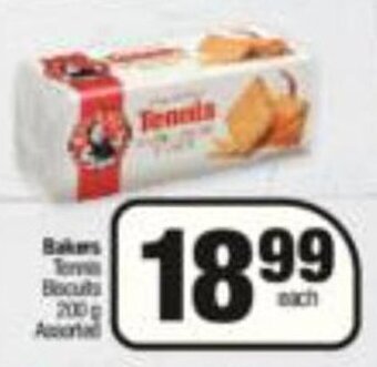 Spar Bakers Tennis Biscuits assorted 200g offer