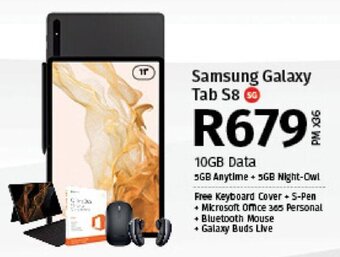 Vodacom Samsung Galaxy Tab S8 5G offer