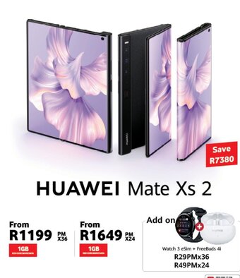 Vodacom Huawei Mate Xs 2 offer