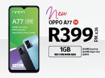 Vodacom Oppo A77 5G offer