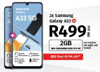 2x Samsung Galaxy A33 5G