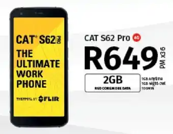 Vodacom CAT S62 Pro 4G offer