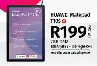 Vodacom Huawei Matepad T10s offer