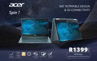 Vodacom Acer Spin 7 offer