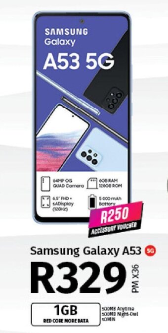Vodacom Samsung Galaxy A53 5G offer