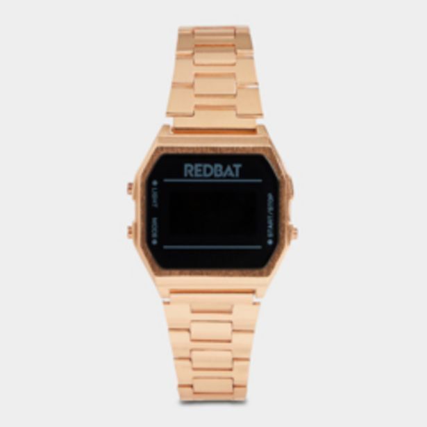 Redbat rose gold retro watch offer at Sportscene