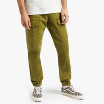 Sportscene Champion men's twill cargo khaki pants offer