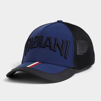 Fabiani Denim di lusso trucker cap offer