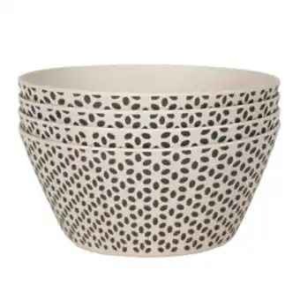 Bamboo fibre bowl set 4pc
