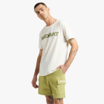 Sportscene Redbat men's lime shorts offer