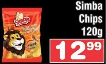 Advance Cash n Carry Simba Chips 120g offer