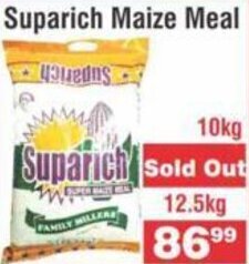 Advance Cash n Carry Suparich Maize Meal 12.5kg offer