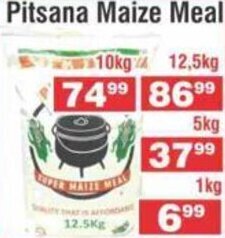 Advance Cash n Carry Pitsana Maize Meal 10kg offer