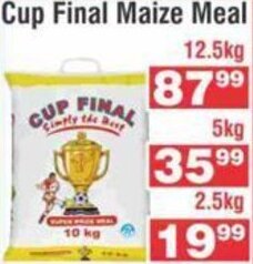 Cup Final Maize Meal 12.5kg