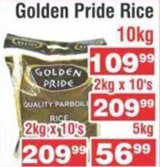 Golden Pride Rice 10kg