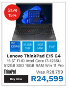 First Shop Lenovo thinkpad e15 g4 offer