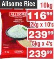 Advance Cash n Carry Allsome Rice 10kg offer