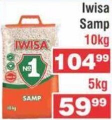 Advance Cash n Carry Iwisa Samp 10kg offer