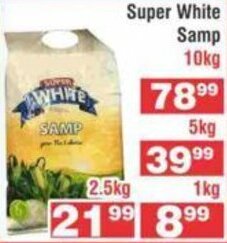 Super White Samp 10kg