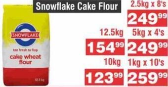 Advance Cash n Carry Snowflake Cake Wheat Flour 12.5kg offer