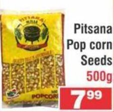 Pitsana Pop Corn Seeds 500g