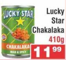 Advance Cash n Carry Lucky Star Chakalaka 410g offer