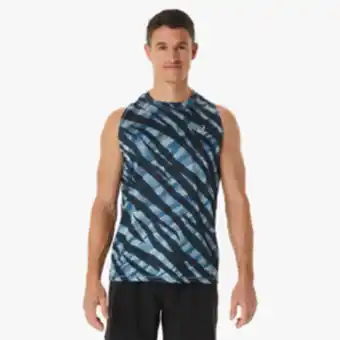 Totalsports Men's asics wild camo blue singlet offer