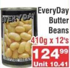 Advance Cash n Carry Everyday Baked Beans 410g x 12's offer