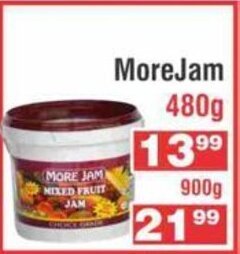 More Jam Mixed Fruit Jam 480g
