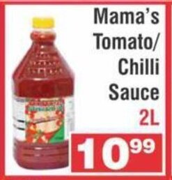 Advance Cash n Carry Mama's Tomato / Chilli Sauce 2L offer