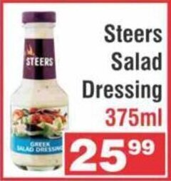 Steers Salad Dressing 375ml