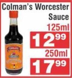 Colman's Worcester Sauce 125ml