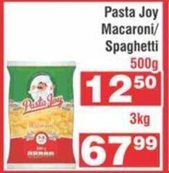 Pasta Joy Macaroni / Spaghetti 500g