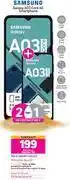 Game 2 x samsung galaxy a03 core 4g smartphone- on red flexi 130 + promo 70 offer