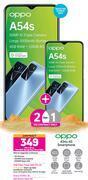 Game 2 x oppo a54s 4g smartphone-on 1gb red top up core more data + on promo 70 offer