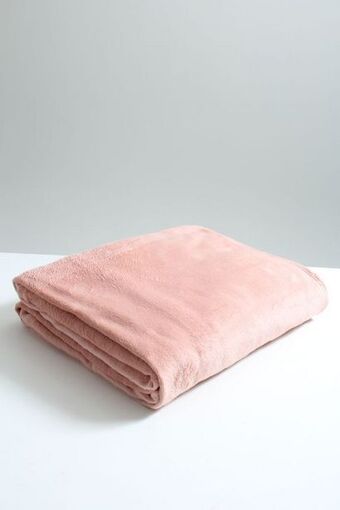Sheet Street Coral fleece blanket l180xw200cm offer