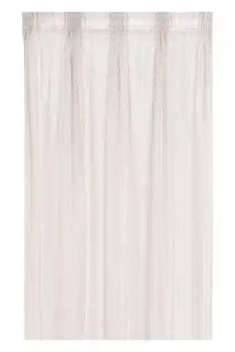 Sheet Street Plain voile taped curtain l218xw290cm offer