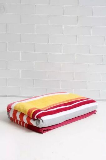 Velour beach towel