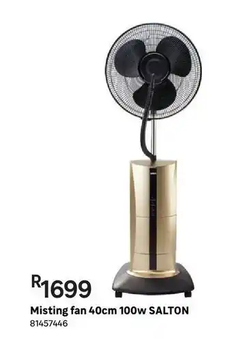 Misting fan 40cm 100w salton