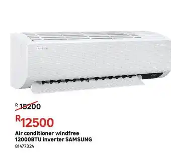 Leroy Merlin Air conditioner windfree 12000btu inverter samsung offer