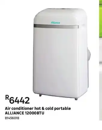 Leroy Merlin Air conditioner hot & cold portable alliance 12000btu offer