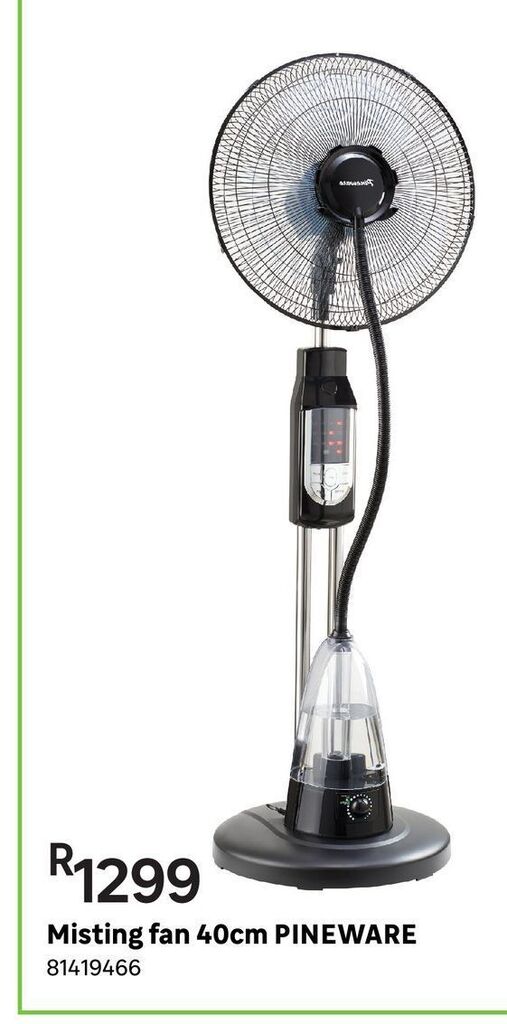 Misting fan 40cm pineware offer at Leroy Merlin