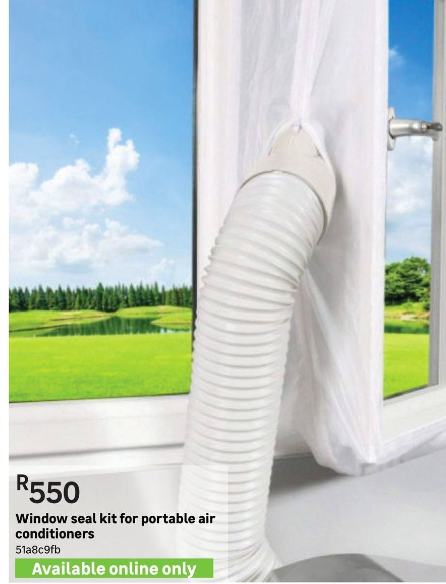 Windows seal kit for portable air conditioners offer at Leroy Merlin