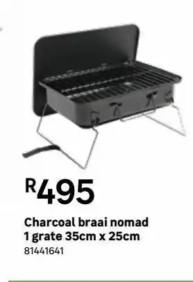 Leroy Merlin Charcoal braai nomad 1 grate 35cm x 25cm offer