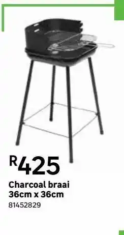 Charcoal braai 36cm x 36cm
