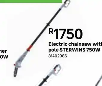 Electric chainsaw with pole sterwins 750w