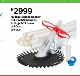 Leroy Merlin Hydraulic pool cleaner sterwins includes fittings & 12 hoses of 80 cm offer