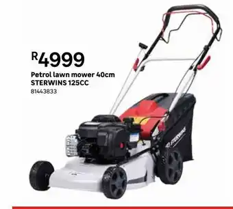 Leroy Merlin Petrol lawn mower 40cm sterwins 125cc offer