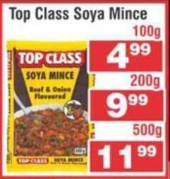 Advance Cash n Carry Top Class Soya Mince 100g offer